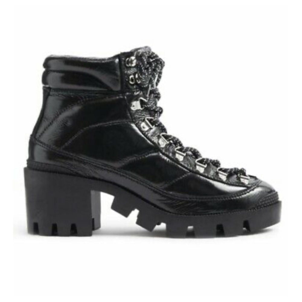 Schutz combat boots black hiking boots size 7.5